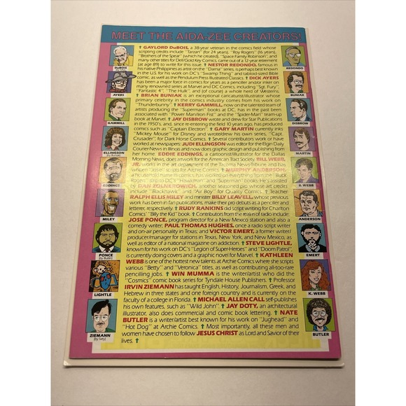 Aida-Zee #1 Nate Butler Studio | Christianity Christian Comic - Picture 7 of 11